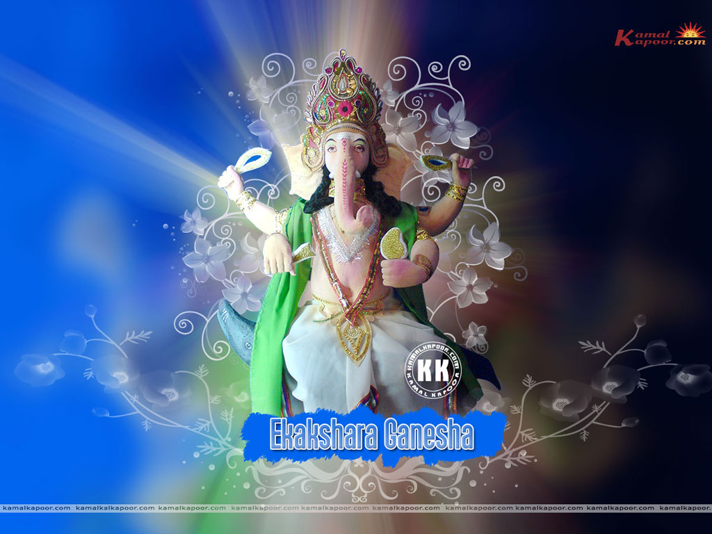 Forms of Ganesha Wallpaper